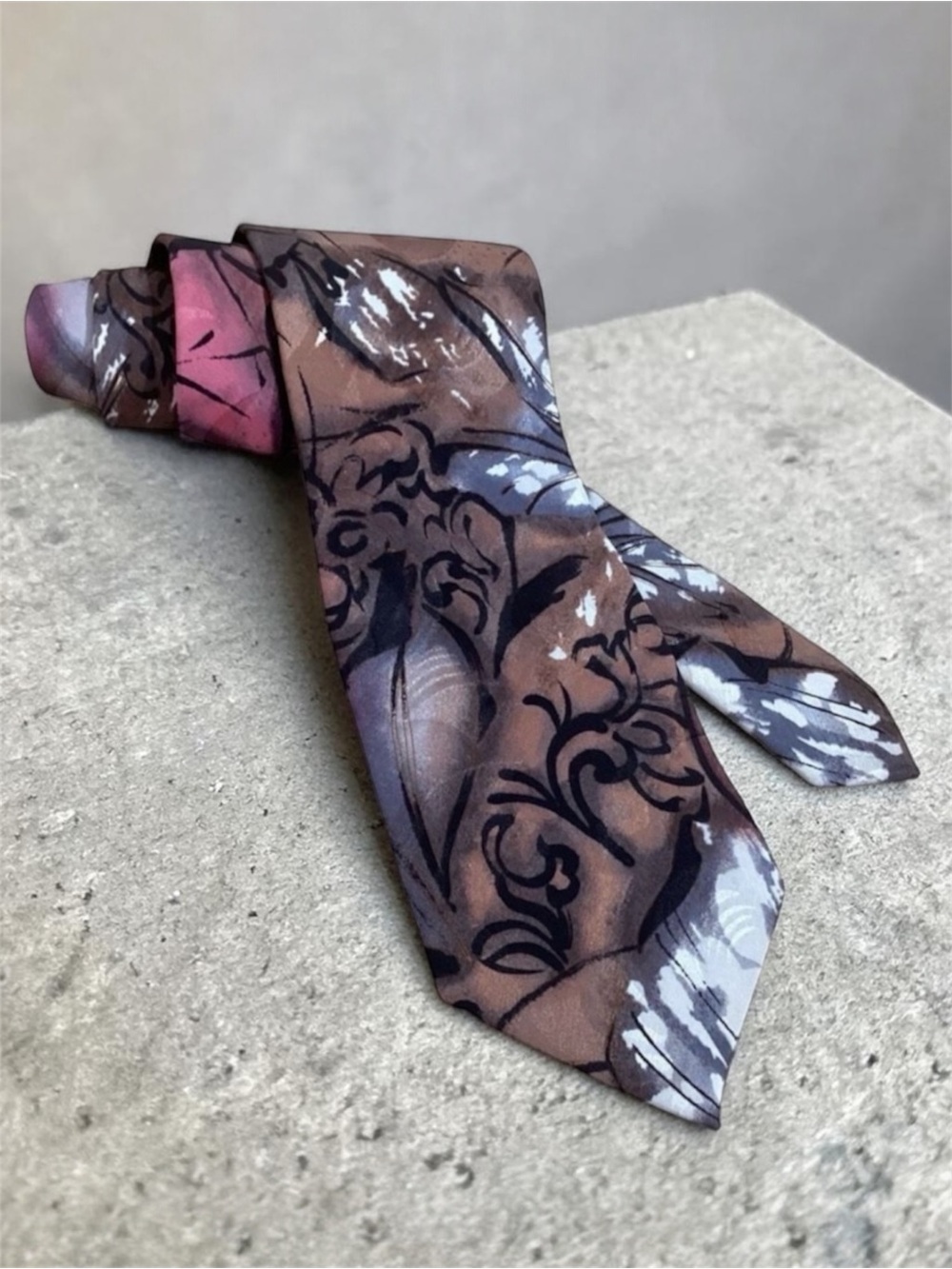 Adolfo Imported Silk Hand Made Men’s Necktie Tie